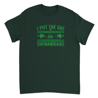 Load image into Gallery viewer, Funny Unisex T-Shirt – I Put the SHE in Shenanigans