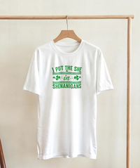 Load image into Gallery viewer, Funny Unisex T-Shirt – I Put the SHE in Shenanigans